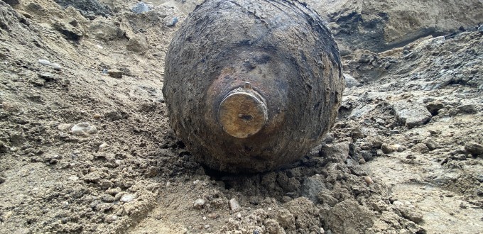 Lőszermentesítés – 500 kilogrammos bomba
