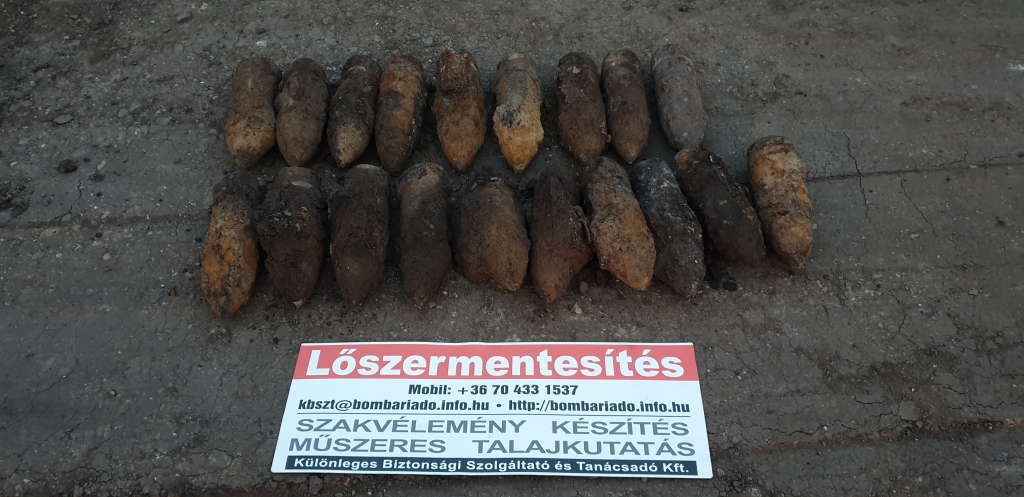 Lőszerkutatás, lőszermentesítés - 2019 március